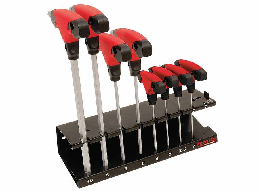Set 8 chei locas hexagonal maner T